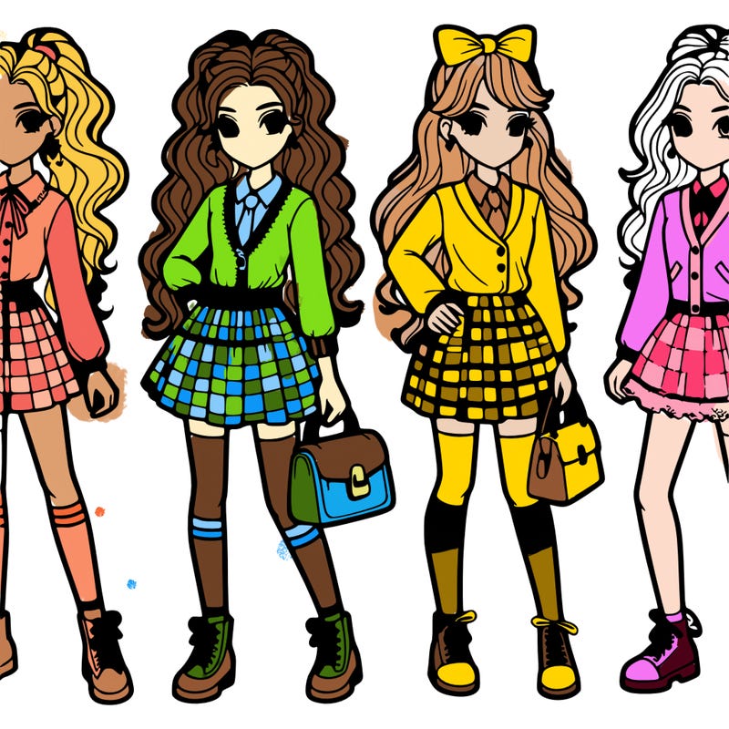 preppy girls