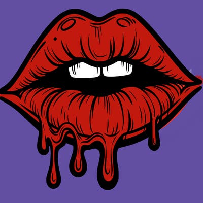 lips that look realistic and drip