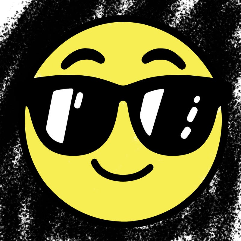 emoji with sunglasses
