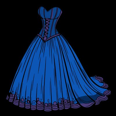 wedding dress-corset and a long and flowy skirt