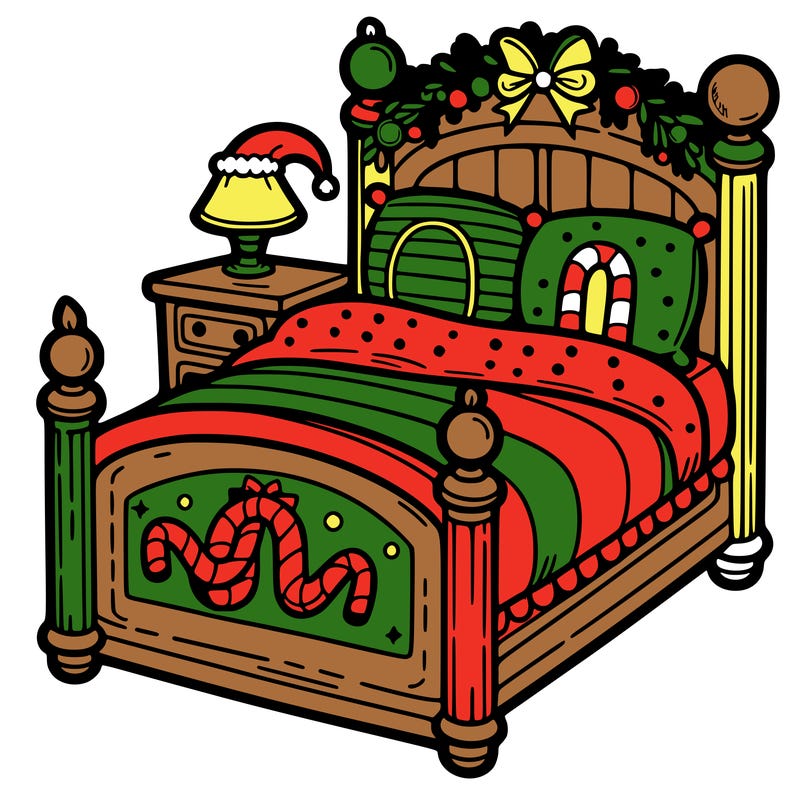 christmas bed