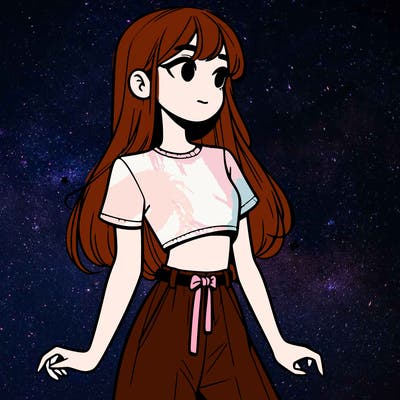 girl in a cute crop top