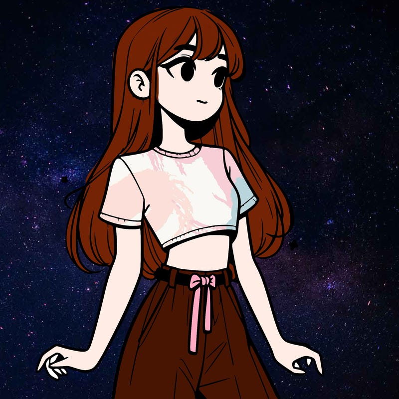 girl in a cute crop top