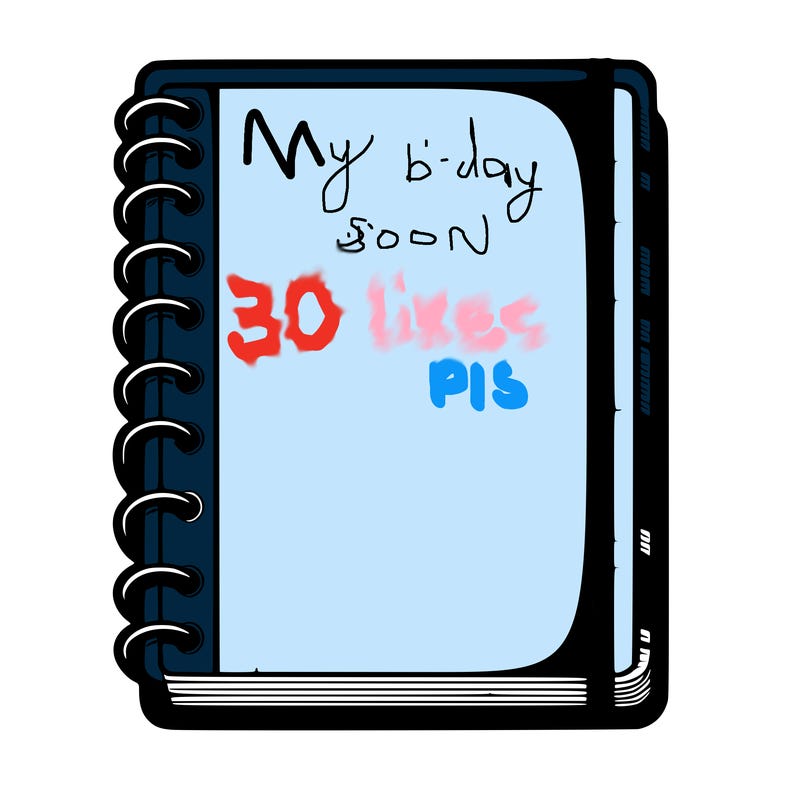 blank, realistic notebook