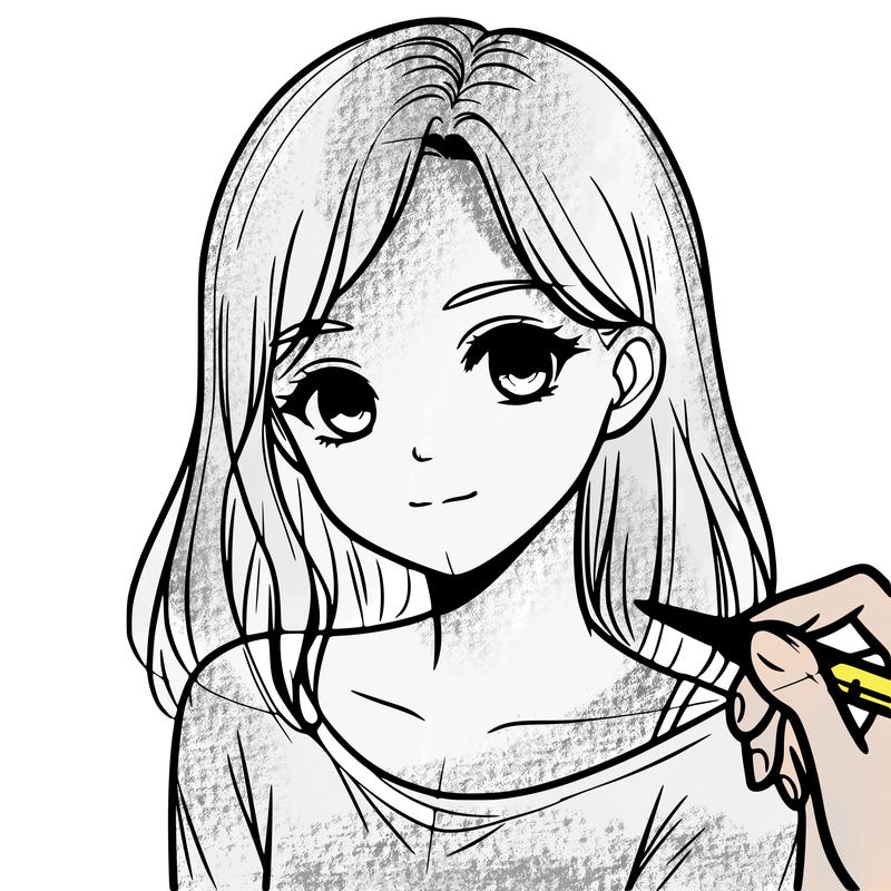 draw a realistic girl