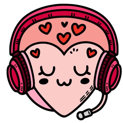 heart headphones
