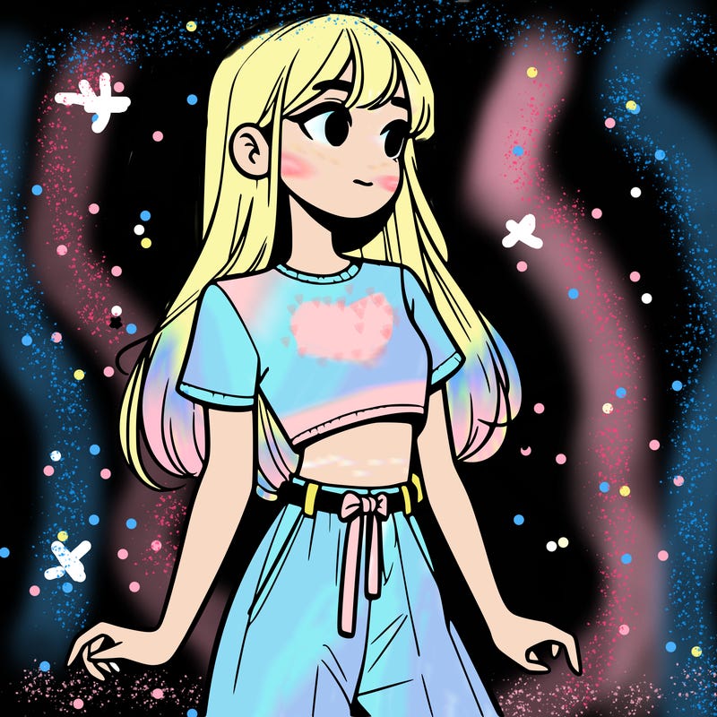 girl in a cute crop top