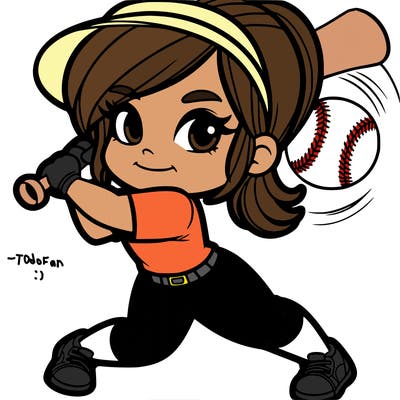 softball girl
