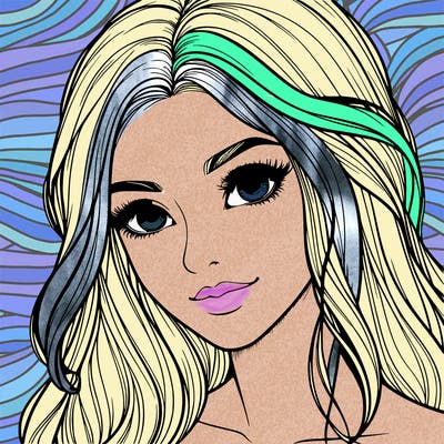 realistic pretty girl