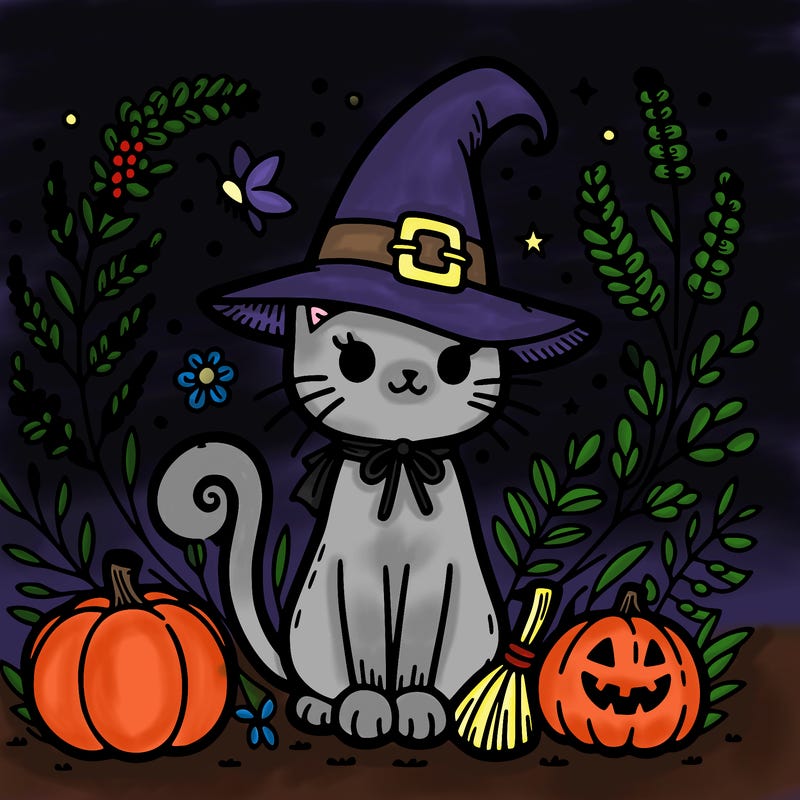witch cat
