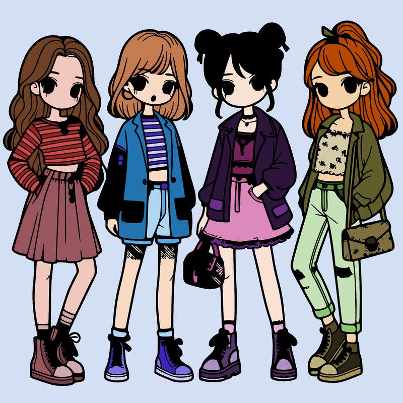 girls with fashion