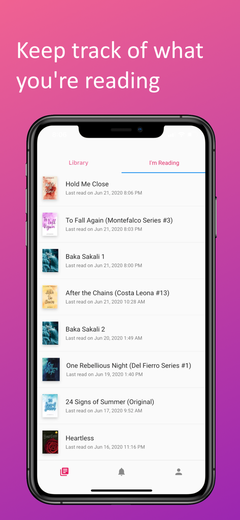 Jonaxx Stories - Jonaxx Stories app reading list interface