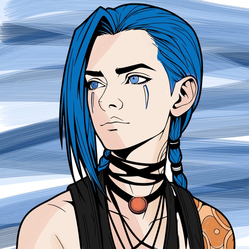 jinx from arcane realistic