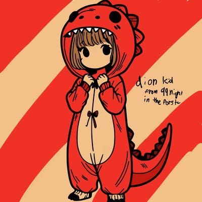 dino onesies on girl