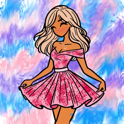 woman in skirt