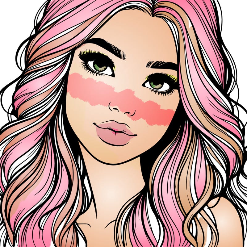 beautiful realistic girl