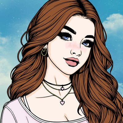 detailed realistic girl