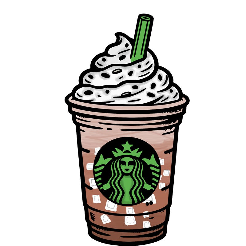 starbucks, frappuccino