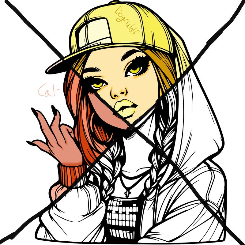 realistic hip hop girl