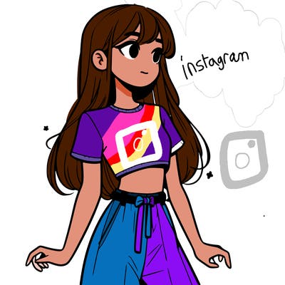 girl in a cute crop top