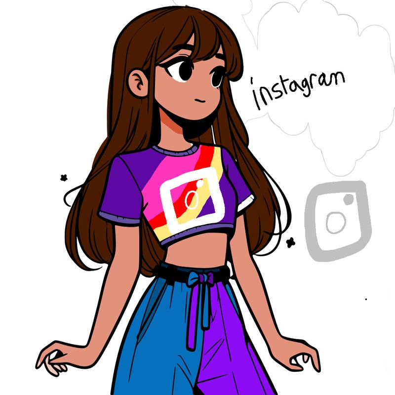 girl in a cute crop top