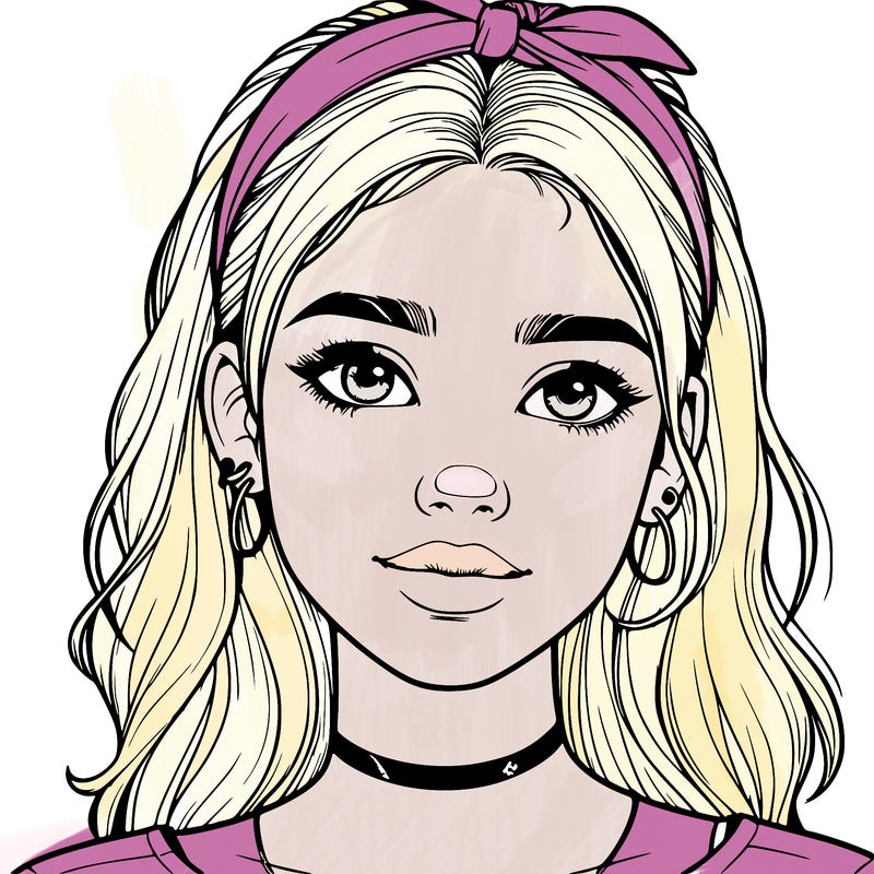 realistic teenage girl