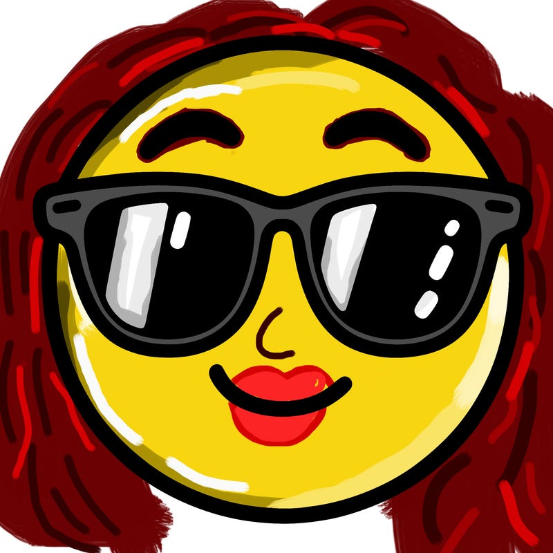 emoji with sunglasses