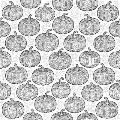 Discover the charm of autumn with this sophisticated adult coloring page featuring an array of intricately patterned mini pumpkins. Perfect for a mindful coloring session, this design offers a delightful challenge for enthusiasts of detailed artwork.