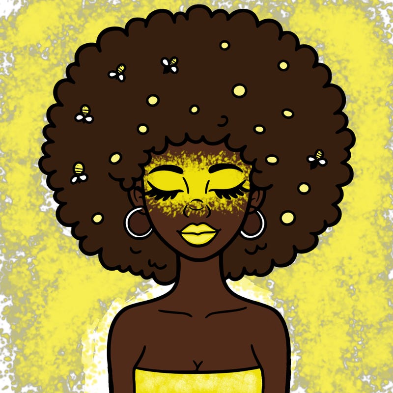 afro woman