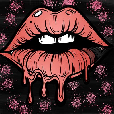 lips that look realistic and drip