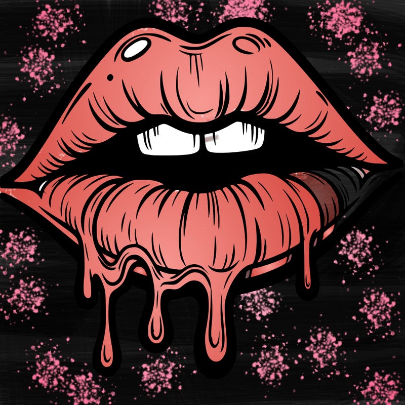 lips that look realistic and drip