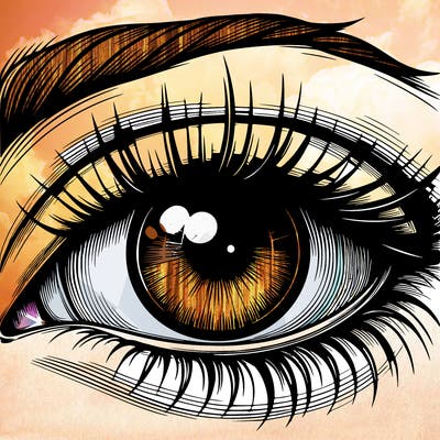 realistic eye