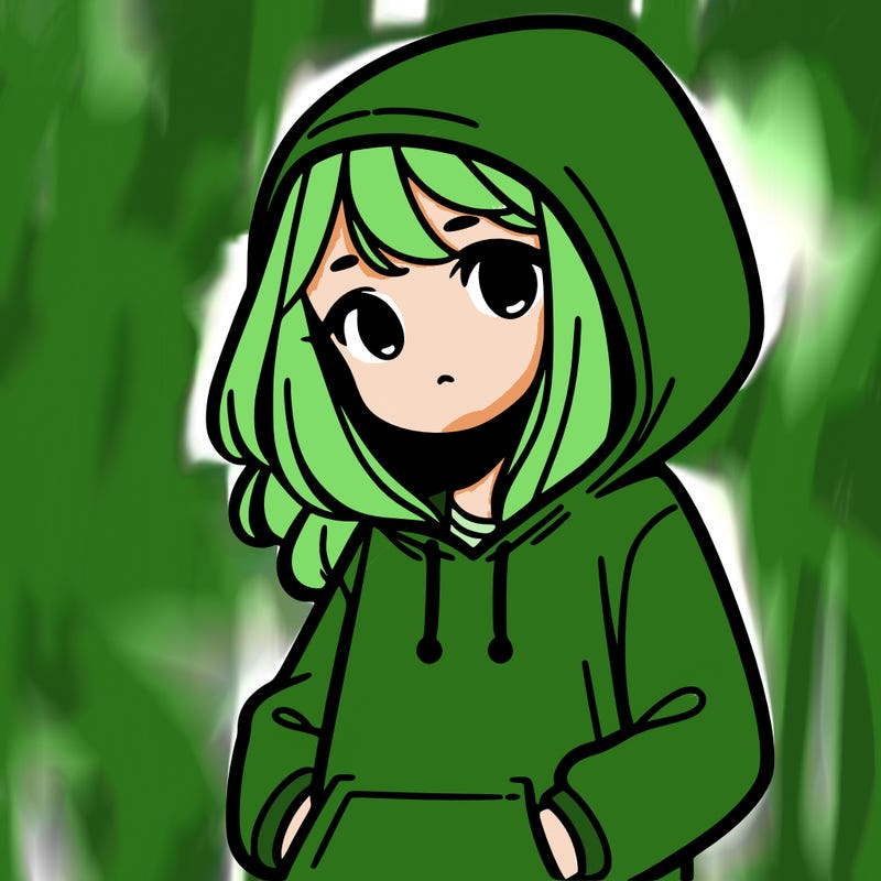girl with hoodie