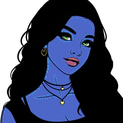 detailed realistic girl