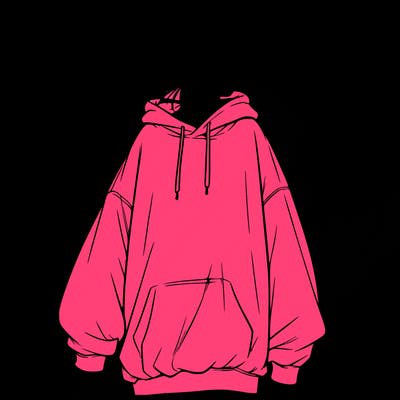 realistic girl with a oversized sweatshirt on and a bun