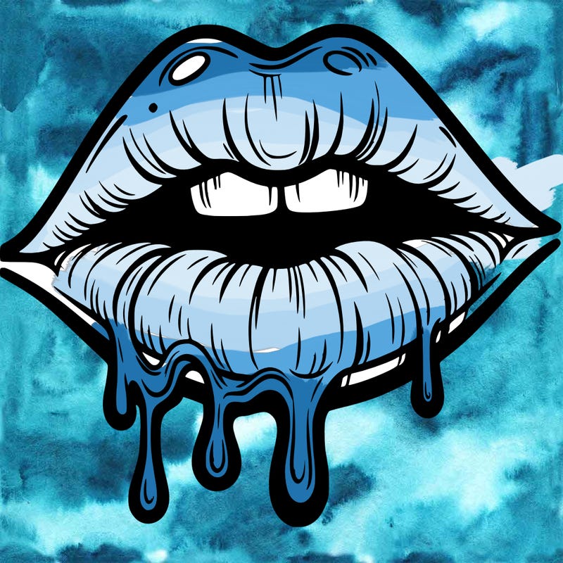 lips that look realistic and drip