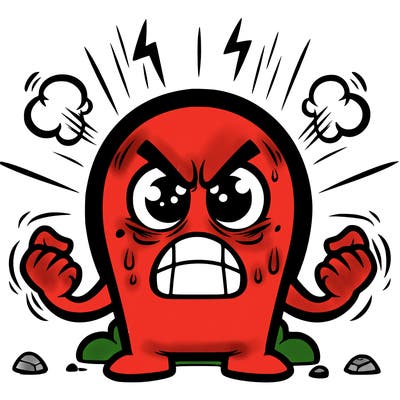 cartoon anger