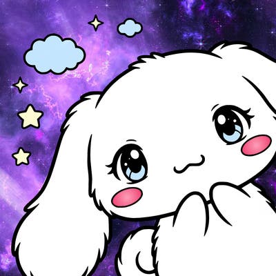 anime cinnamoroll cute fluffy