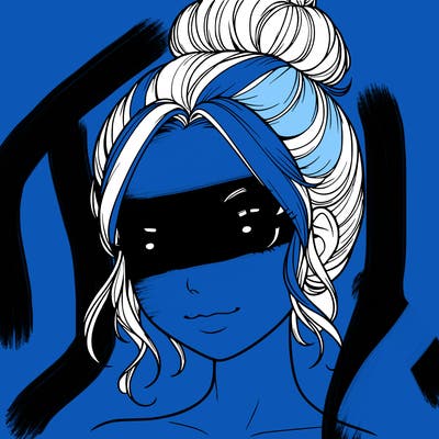 realistic pretty girl with hair in bun