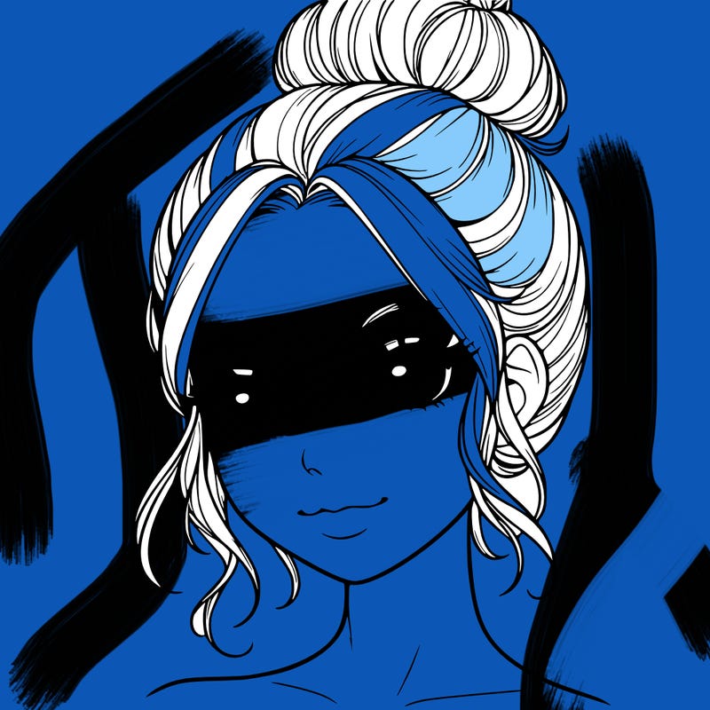 realistic pretty girl with hair in bun