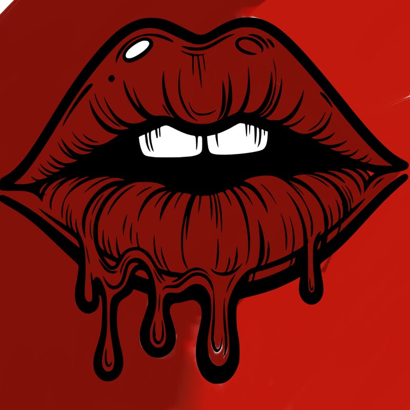 lips that look realistic and drip