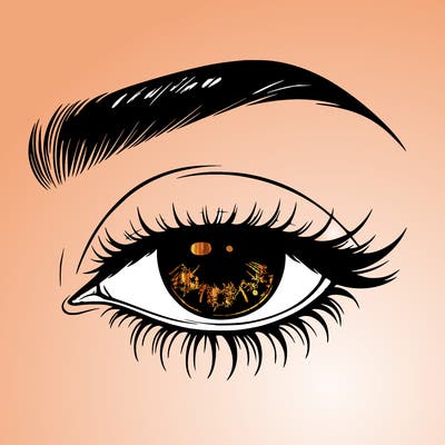 eye closed realistic