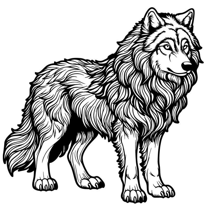 the most realistic dire wolf ever