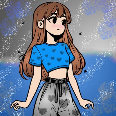 girl in a cute crop top