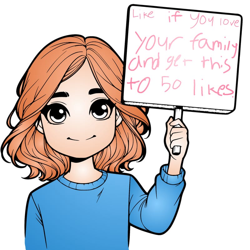 realistic girl holding up a sign