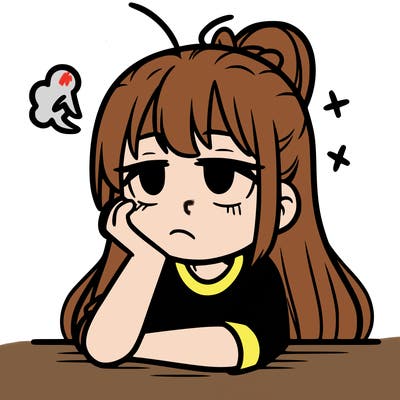 girl bored