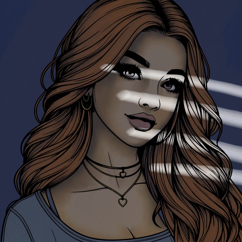 detailed realistic girl