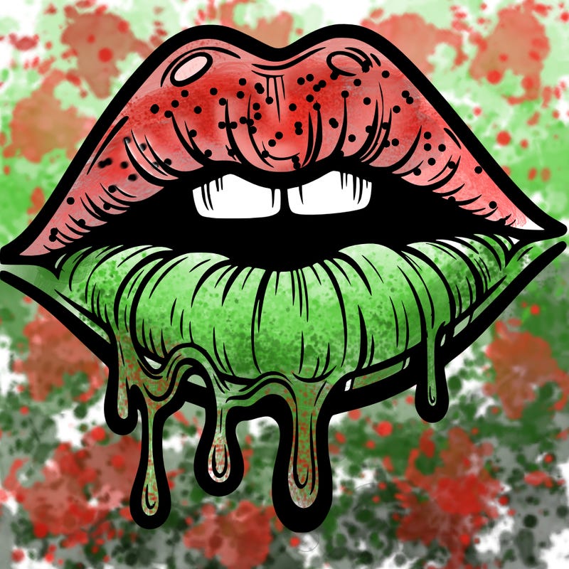 lips that look realistic and drip