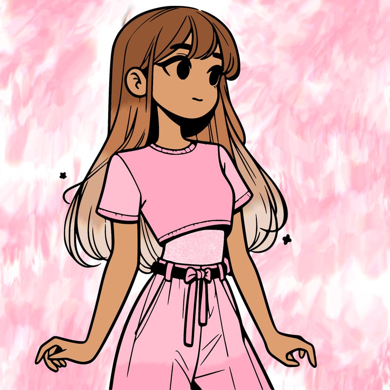 girl in a cute crop top