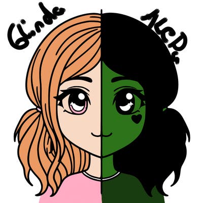 split girl just the face